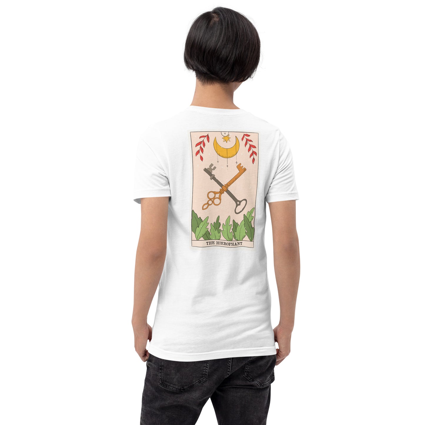 TAROT (The Hierophant) Unisex t-shirt FORTUNA SERIES